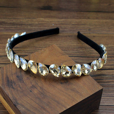 Luksuslikud pisarakristallidest juuksepaelad läikivad kividest peapaelad tüdrukutele naistele pulmadeks Elegantsed juukseaksessuaarid