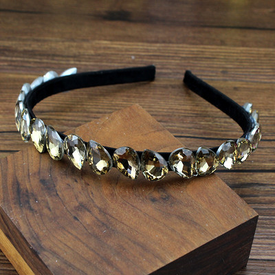 Luksuslikud pisarakristallidest juuksepaelad läikivad kividest peapaelad tüdrukutele naistele pulmadeks Elegantsed juukseaksessuaarid