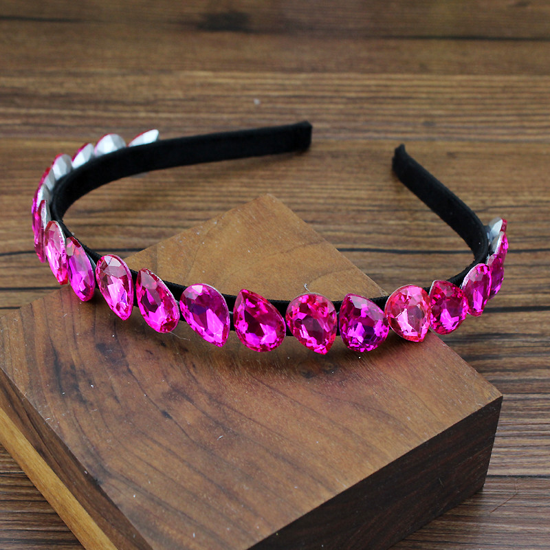 Luksuslikud pisarakristallidest juuksepaelad läikivad kividest peapaelad tüdrukutele naistele pulmadeks Elegantsed juukseaksessuaarid