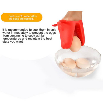 Поставка за яйца Бракониери за яйца Силиконови форми с термохромен таймер Кутии за органайзери за яйца Многофункционална тенджера Кухненски аксесоар