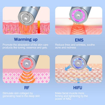 НОВ Mini HIFU Machine 4.0 Ултразвукова машина RF радиочестота EMS Microcurrent Lift Firm Tightening Skin Грижа за кожата с бръчки