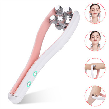EMS Facial Roller Massager Electric Microcurrent Face Slimming Hand-Held Αντιρυτιδική Περιποίηση του δέρματος Face-lifting Sight Beauty Device