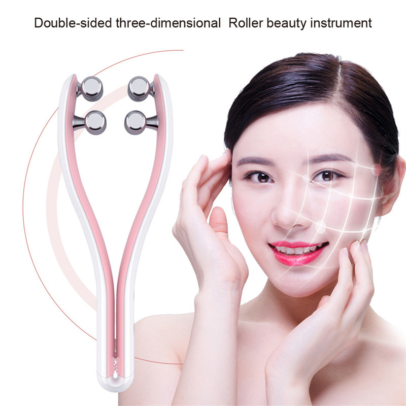 EMS Facial Roller Massager Electric Microcurrent Face Slimming Hand-Held Αντιρυτιδική Περιποίηση του δέρματος Face-lifting Sight Beauty Device