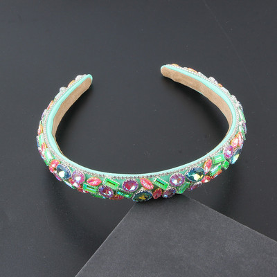 Nova jednostavna traka za glavu s malim perlama, šareni dodaci za tijaru za ljeto, boemska traka za glavu za žene, djevojke, vjenčanje 604