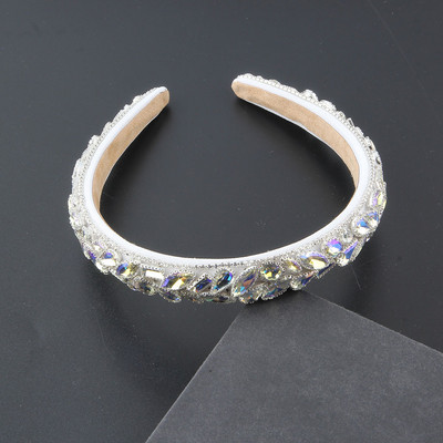 Nova jednostavna traka za glavu s malim perlama, šareni dodaci za tijaru za ljeto, boemska traka za glavu za žene, djevojke, vjenčanje 604