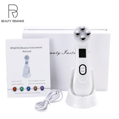 Veido mezoterapija elektroporacija RF radijo dažnio LED fotonų veido pakėlimas sugriežtinti raukšles šalinimas odos priežiūra veido masažuoklis