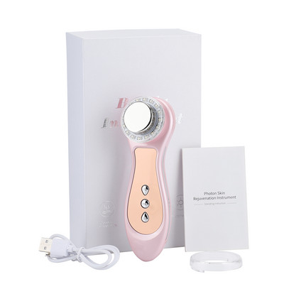 Daugiafunkcinis RF 4 spalvų šviesos odos atjauninimo instrumentas buitinis veido importuotojas mikro srovės liftingo grožio prietaisas