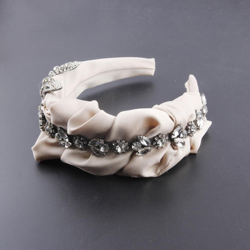 Moodsad juukserõngad liialdus Uus mood suur lilleline riisihelmes juuste aksessuaarid lai peapael Barokk leopard peakate 292