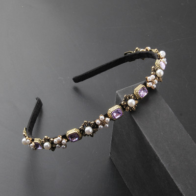 Peakate, uus moodne korea versioon väikestest inkrusteeritud kividest pärlitest juukserõngast naiste elegantse peojuuksega 907