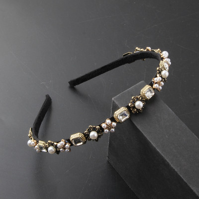 Peakate, uus moodne korea versioon väikestest inkrusteeritud kividest pärlitest juukserõngast naiste elegantse peojuuksega 907