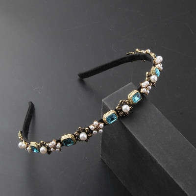 Peakate, uus moodne korea versioon väikestest inkrusteeritud kividest pärlitest juukserõngast naiste elegantse peojuuksega 907