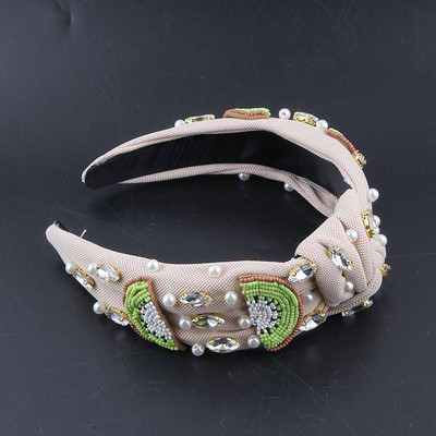 Suvine arbuusi riidest peapael Tiara aksessuaarid naiste pulmapaela peapael naiste tüdrukutele, pulm 67