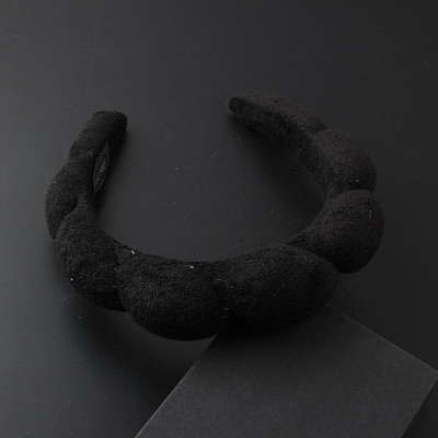 Naujas rožinis mėlynas galvos apdangalas Velvet Twist Sponge Girls Plaukų juosta Vestuviniai galvos apdangalai Moteriški nuotakų plaukų priedai Paprasti 236