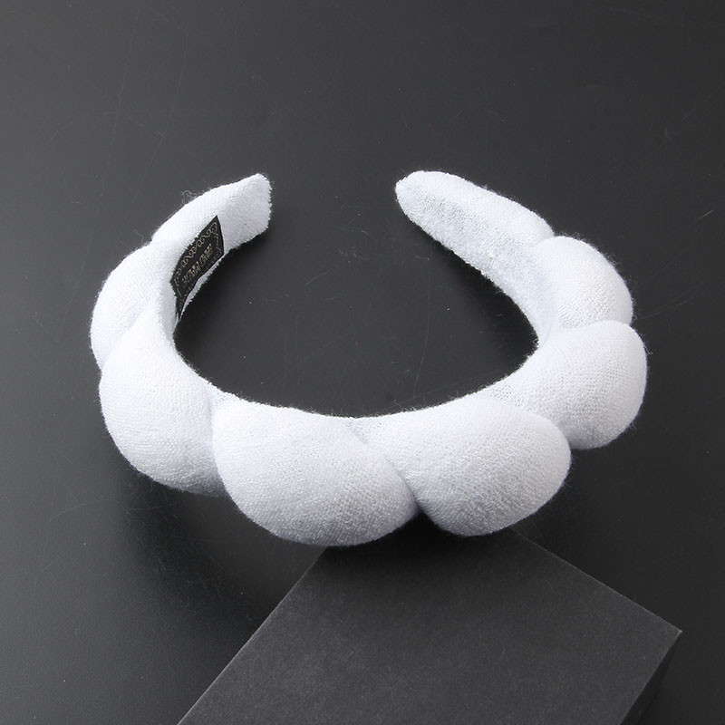 Naujas rožinis mėlynas galvos apdangalas Velvet Twist Sponge Girls Plaukų juosta Vestuviniai galvos apdangalai Moteriški nuotakų plaukų priedai Paprasti 236