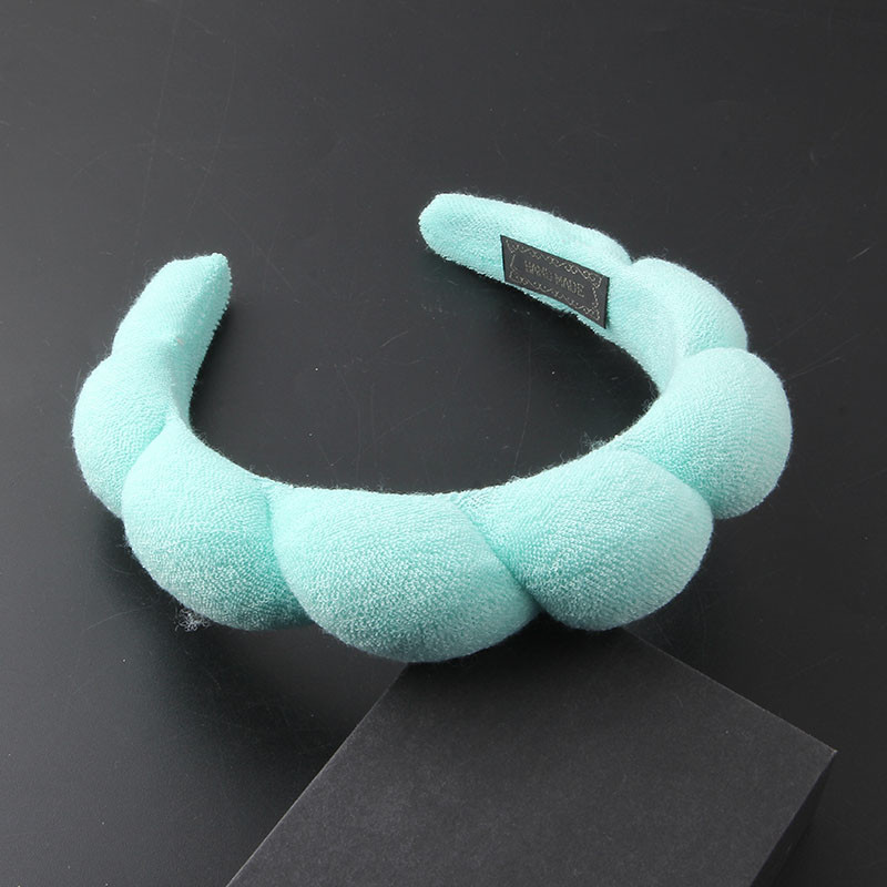 Naujas rožinis mėlynas galvos apdangalas Velvet Twist Sponge Girls Plaukų juosta Vestuviniai galvos apdangalai Moteriški nuotakų plaukų priedai Paprasti 236