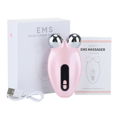 EMS Facial Massager Roller Microcurrent Face Lifting Machine V-Face Roller Massager Подмладяване на кожата Устройство за красота против бръчки