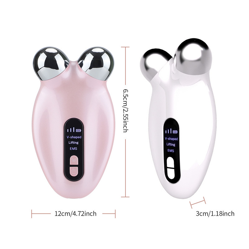 EMS Facial Massager Roller Microcurrent Face Lifting Machine V-Face Roller Massager Подмладяване на кожата Устройство за красота против бръчки