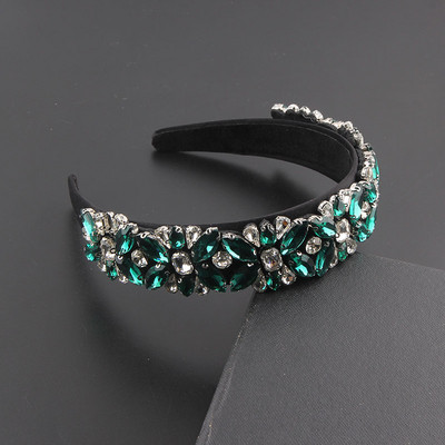 Ručno rađena vintage boemska ukrasa za glavu s kristalnim kamenčićima, tijara s cvijetom, luksuzni dodaci za pokrivanje glave za žensko vjenčanje595