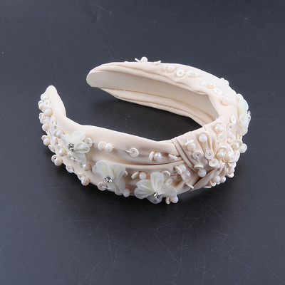 Suvised lillelised kristallvaigu lilledega sõlmitud peapaelad kommivärvi värvilised kivist juuksepaelad juuste aksessuaarid naistele 333