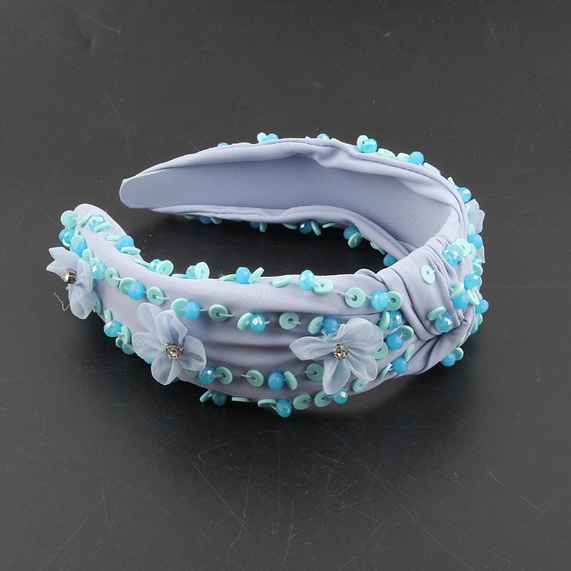 Suvised lillelised kristallvaigu lilledega sõlmitud peapaelad kommivärvi värvilised kivist juuksepaelad juuste aksessuaarid naistele 333