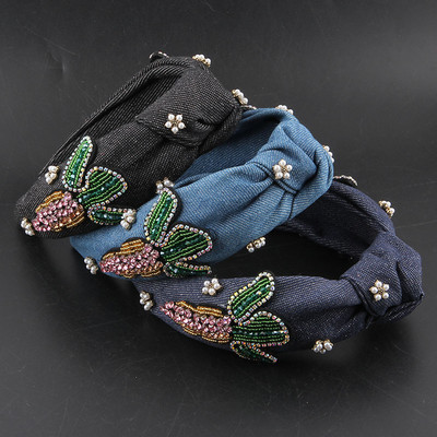 Luxus Bohemia Cowboy Knot Crystal Bear hajpánt Luxus strasszos gyémánt fejpánt buli esküvői női haj kiegészítők 42