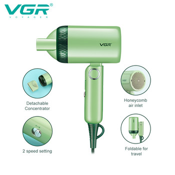 VGR сешоар Професионален сешоар Фризьорски салон за домакинска употреба Анионен термостат Защита от прегряване V-421