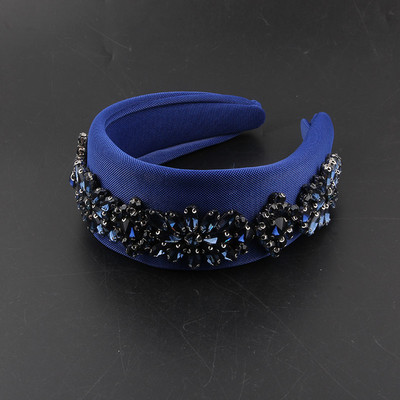 Novi luksuzni šareni kameni kristalni dodaci za kosu Prekrasan obruč za kosu Široka platnena plesna traka za glavu za mladenke 336