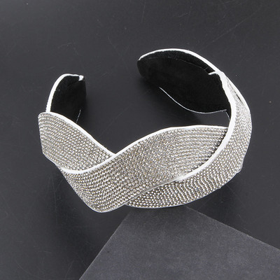 Nou Boho Vintage Verde Colorat Cristal Strass Bandita Tiara de flori Accesorii pentru cască de lux pentru femei Nunta 53