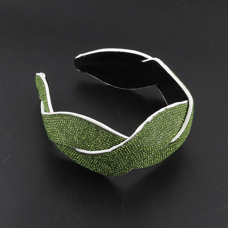 Nou Boho Vintage Verde Colorat Cristal Strass Bandita Tiara de flori Accesorii pentru cască de lux pentru femei Nunta 53