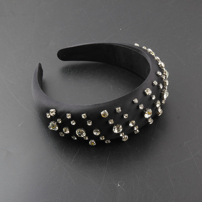 Uus kivist peapael Roheline kristall juuksepael barokk luksuslik rõngaspael naistele pulmade juuste aksessuaarid 1014