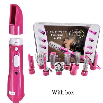 10 viename plaukų džiovintuvo šepetys Plaukų džiovintuvas ir apimtį suteikiantis plaukų džiovintuvas tiesinantis džiovinimo šukos karšto oro šepetys Elektrinis plaukų džiovintuvo šepetys