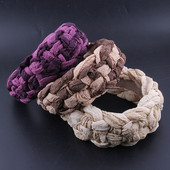 Ύφασμα Twist Rhinestone Hairband European Luxury Baroque Satin Headband για Γυναικεία αξεσουάρ 90