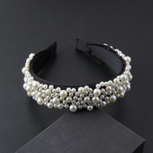 Peakate Uus moodne isiksus Lihtsa suurusega pärliosakesed juukserõngad naistele uhked peojuuksed aksessuaarid peapael 910