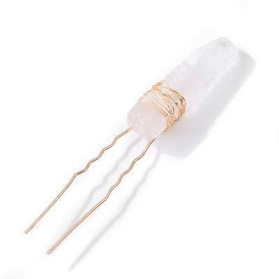 Juuksepunutis Kuusnurkne sammas helmed klambrid naturaalsest kristallist kivist amuletid juuksepunutised helmed klambrid naiste punumine juuksenõelad tarvikud