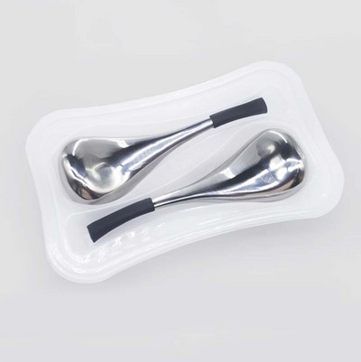 Jäägloobused näole 2 tk Luksuslikud roosakuldsed krüopulgad Näorull Külma ja kuumuse leevendamiseks Ilu näomassaaži tööriistad Sünnipäevakingitus