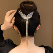 Ingli tiivad Võrk Punane Tutt Pärl Vesi Teemant Hobuse Saba Lukk Juukserõngas Pall Juukseklamber Fikseeritud Artefakt Juuksekaart Peakatted