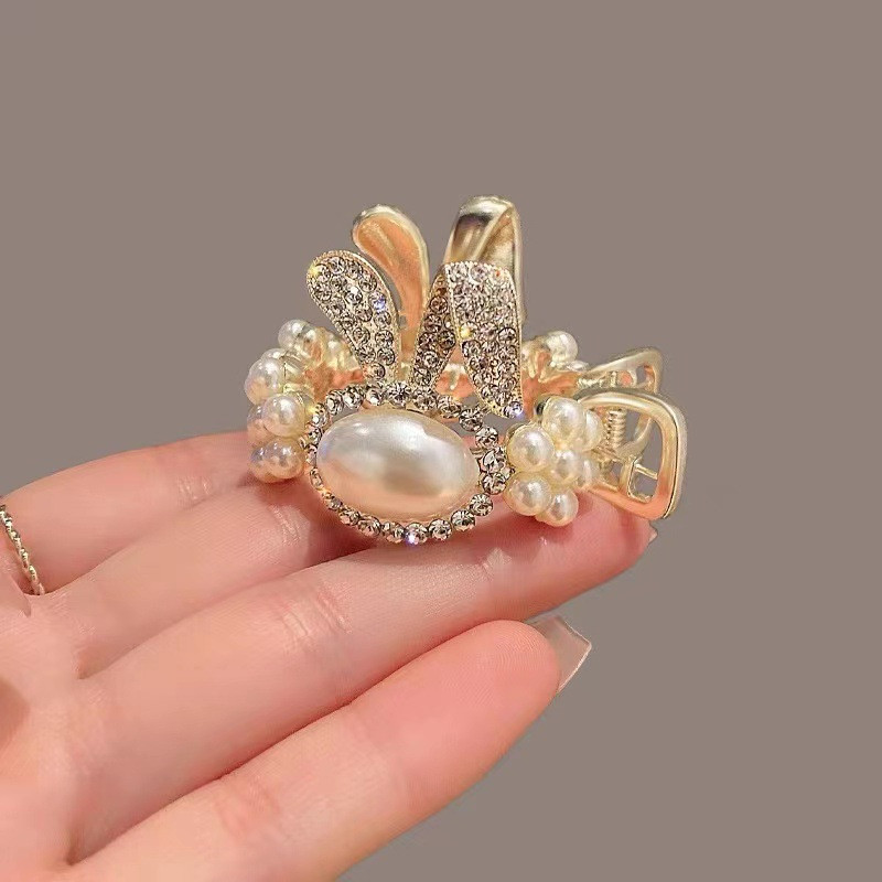 Nové skladacie sponky do vlasov s králikmi a ušami, roztomilé vysoké sponky do vlasov s pevným nástrojom, uchopenie sponky do vlasov, dámske viazané vlasy, klobúk, vlasové doplnky