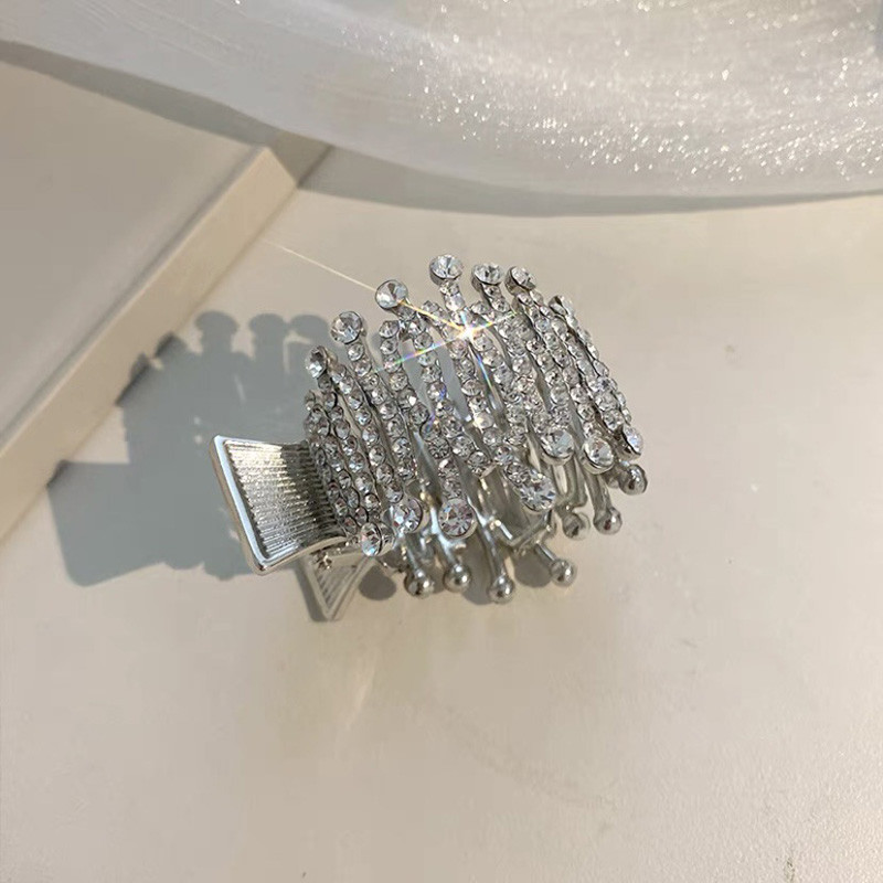 Nova metalna visoka kopča s malim držačem Alat za pričvršćivanje kopča za kosu mala vrhunska kopča za morski pas protiv opuštanja kopča za kosu Pokrivala