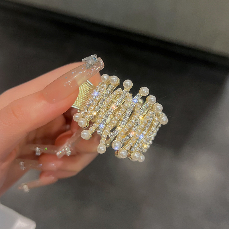 Nova metalna visoka kopča s malim držačem Alat za pričvršćivanje kopča za kosu mala vrhunska kopča za morski pas protiv opuštanja kopča za kosu Pokrivala