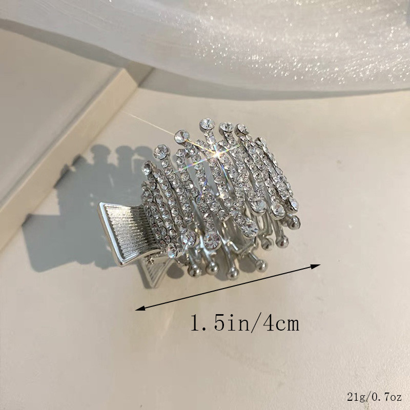 Nova metalna visoka kopča s malim držačem Alat za pričvršćivanje kopča za kosu mala vrhunska kopča za morski pas protiv opuštanja kopča za kosu Pokrivala