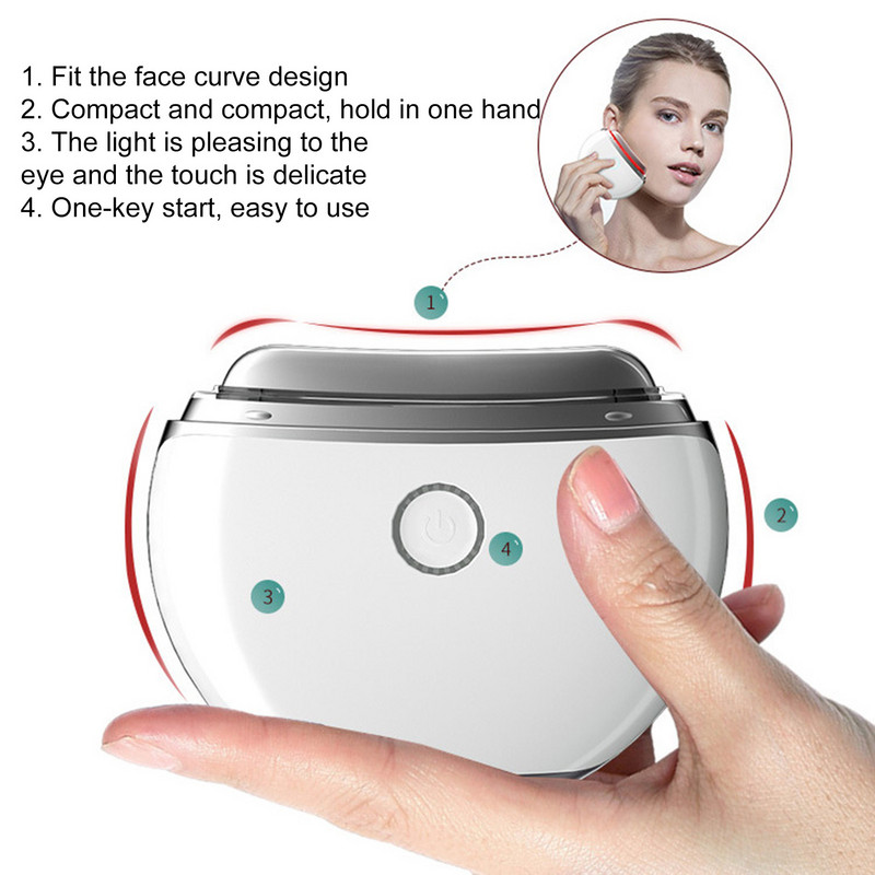 1 komplekti näomasseerija Universaalne universaalne tõstmine ja pingutamine ilusalongi näokraabitsa näomassööri jaoks