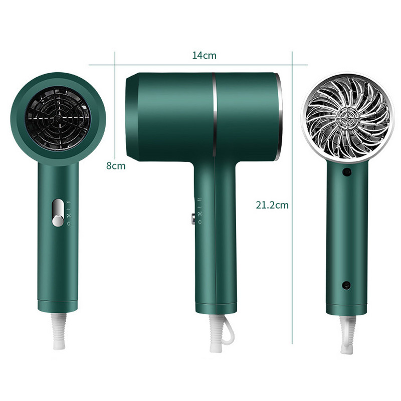 Föön Kuuma/külma õhuga föön koos kogumisotsikuga Sinine heleda aniooniga föön Kodureisiks Hotelli kergekaaluline