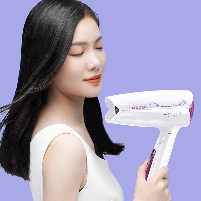 FLYCO föön majapidamisföön Kütte- ja jahutusõhuga föön Kodumasinad Suure võimsusega kuum tuul Madal müratase