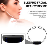 2023 m. „V-Face Beauty Device“ Išmanusis elektrinis V formos veido formavimo masažuoklis, skirtas pašalinti dvigubą smakrą miegančiosios gražuolės prietaiso odos priežiūrai