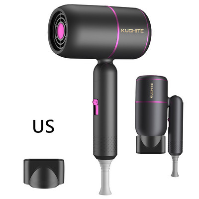 Skladací fén na vlasy NTC s konštantnou reguláciou teploty, negatívnymi iónmi, redukciou hluku v salóne, rýchlym sušením, domácim cestovaním