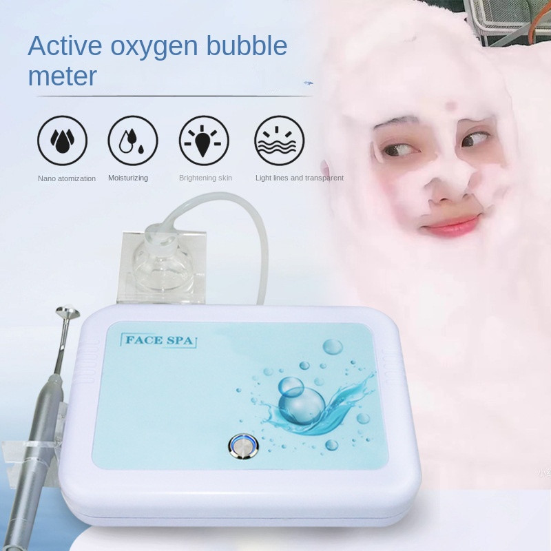 Szépségszalon FACE SPA Oxygen Magic Bubble Instrument Tisztító Atkák Fehérítő Arcfiatalítás Japán Bőrkezelés