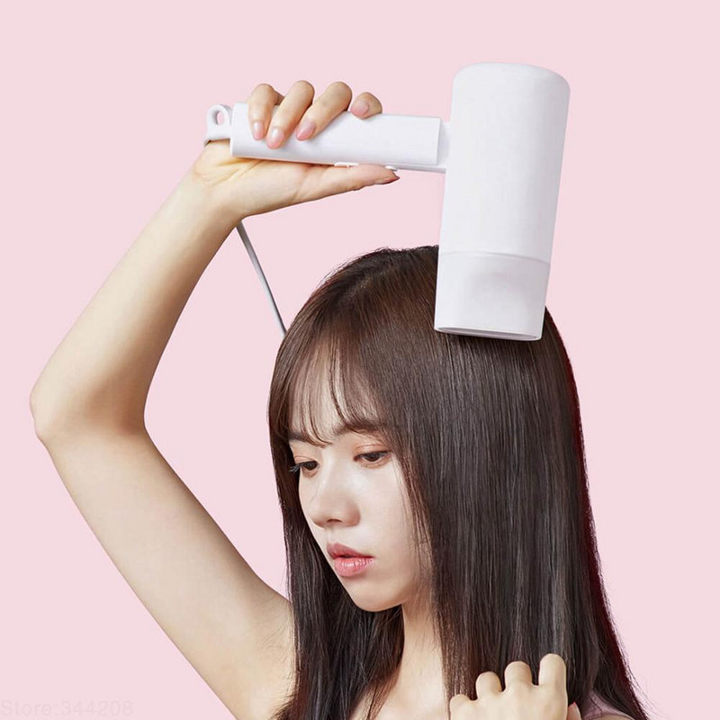 XIAOMI MI JIA Φορητό πιστολάκι μαλλιών ανιόντος H100 Nanoe Water Ion Hair Care Professinal Quick Dry 1600W Travel Πτυσσόμενο πιστολάκι μαλλιών