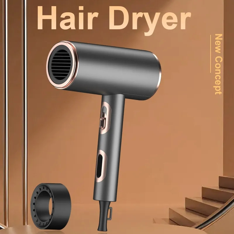 Föön Professionaalne 2200 W kodumasin Blu-Ray negatiivse iooniga suure võimsusega föön Antistaatiline kuuma ja külma salongi föön 220 V