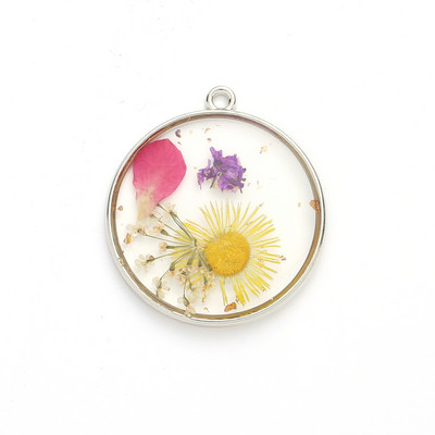 2 tk vesipiiska pressitud looduslik karikakra kuivatatud õie kroonlehtede vaigud nartsisside hibiskiõie lehtede ripats ehete valmistamiseks