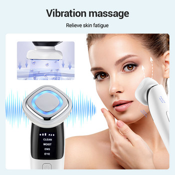 4 в 1 EMS Micro Current Lifting Device Vibration LED Face Skin Rejuvenation Wrinkle Remover Анти-стареене Устройство за красота на лицето